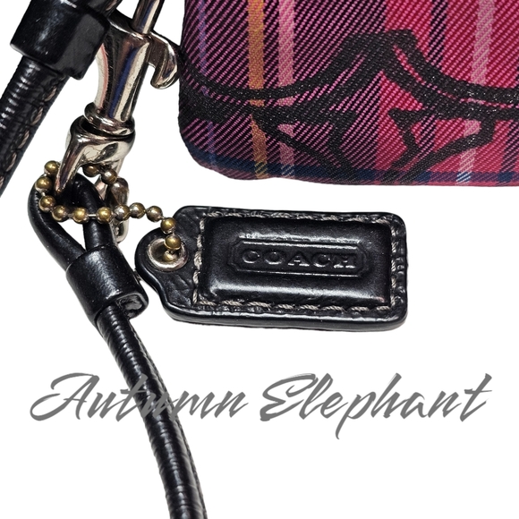 EUC Coach Tartan Large Wallet Purse - Picture 7 of 16